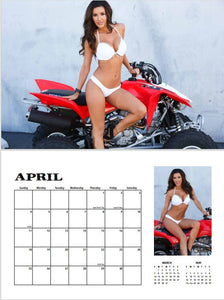2021 ATV GIRLS CALENDAR WITH FREE POSTER 50% OFF FREE SHIPPING