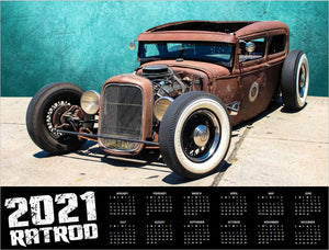 2021 RAT ROD CALENDAR WITH FREE POSTER 50% OFF WITH FREE SHIPPING!
