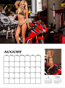 2021 SPORTBIKE HOTTIES CALENDAR WITH FREE POSTER 50% OFF FREE SHIPPING!