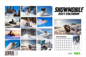 2021 SNOWMOBILE CALENDAR WITH FREE POSTER 50% OFF WITH FREE SHIPPING!