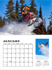 2021 SNOWMOBILE CALENDAR WITH FREE POSTER 50% OFF WITH FREE SHIPPING!