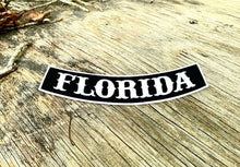 FLORIDA ROCKER PATCH 12"X3"