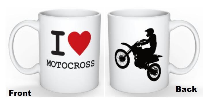 I LOVE MOTOCROSS COFFEE MUG