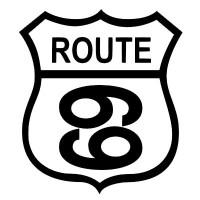 ROUTE 69 BLACK ON WHITE PATCH