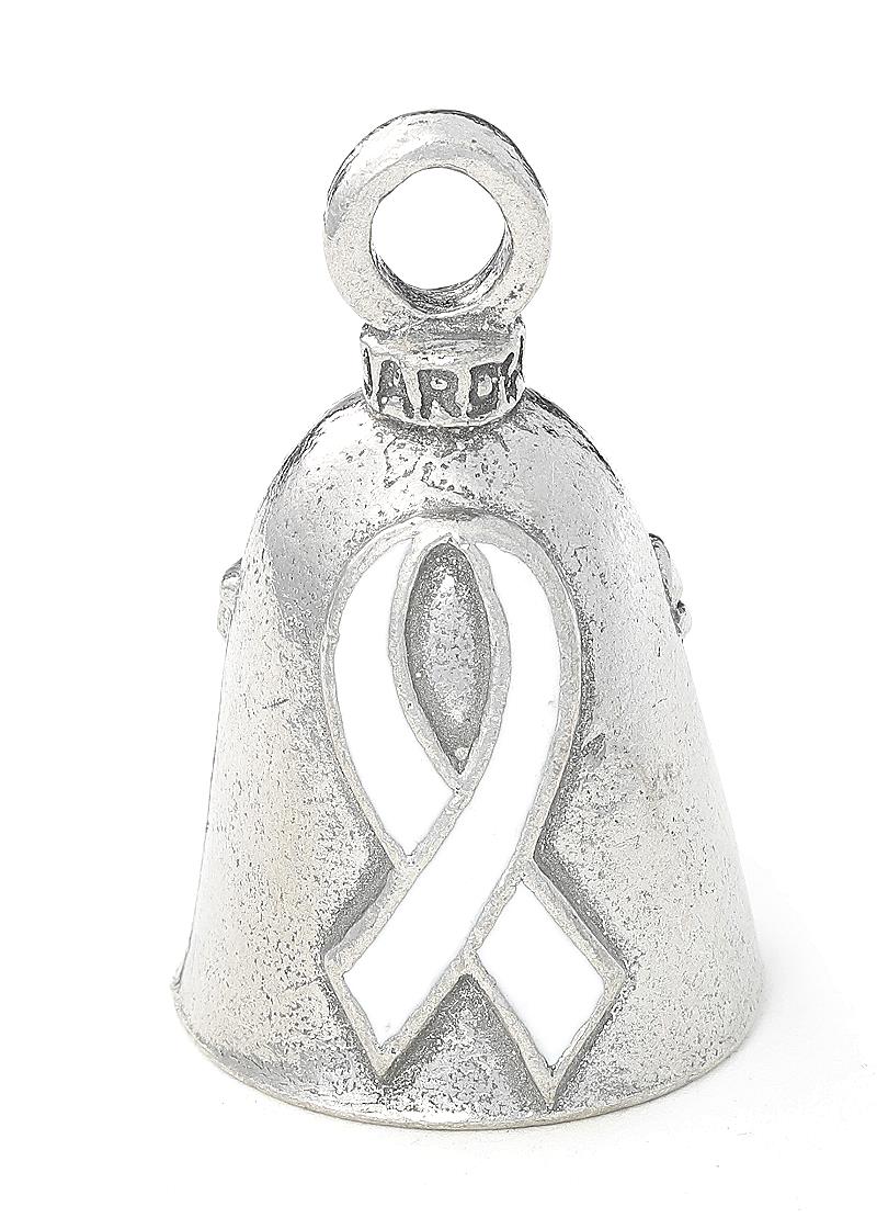 WHITE RIBBON I SUPPORT THE CAUSE GUARDIAN BELL