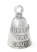 WHITE RIBBON I SUPPORT THE CAUSE GUARDIAN BELL