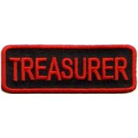 TREASURER RED PATCH