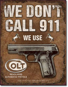 Desperate 3 Pack COLT Vintage Sign Set Made in USA! Firearms Western\# 1594\# 1799\ # 1592