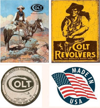 Desperate 3 Pack COLT Vintage Sign Set Made in USA! Firearms Western\# 1594\ # 1789\ # 1609