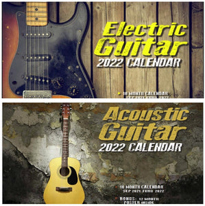 2022 ELECTRIC & ACOUSTIC CALENDAR COMBO DEAL!