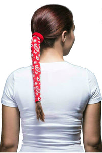 The Wrapter Hair Sock- Red Paisley