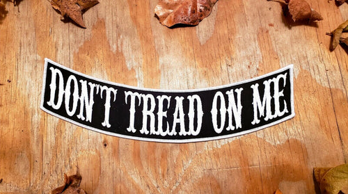 DON'T TREAD ON ME BIKER ROCKER PATCH 12