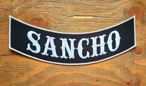 SANCHO ROCKER PATCH 12"X3"